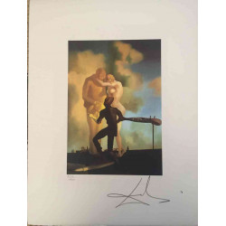 Salvador Dali Lithographie Offset 50x65 cm zertifiziert