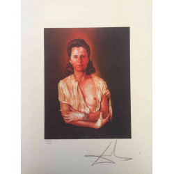 Litografia Salvador Dali off set 50x65 cm certificada