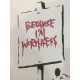 Litografia de Banksy off set 50x70 cm edição POW