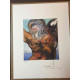 Salvador Dali Off set lithograph cm 50x65 certified