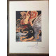 Salvador Dalí Litografía off set 50x65 cm certificado