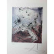 Salvador Dalí Litografía off set 50x65 cm certificado