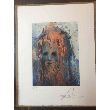 Salvador Dali Litografia off set cm 50x65   certificata