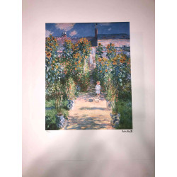 Claude Monet lithograph off set 50x70 cm