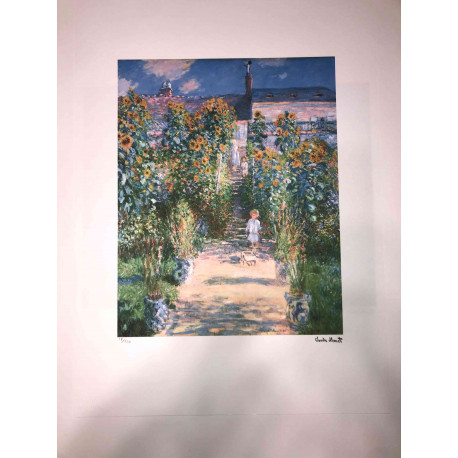 Claude Monet lithograph off set 50x70 cm