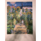 Claude Monet lithograph off set 50x70 cm