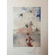 Salvador Dali Off set lithograph cm 50x65 certified