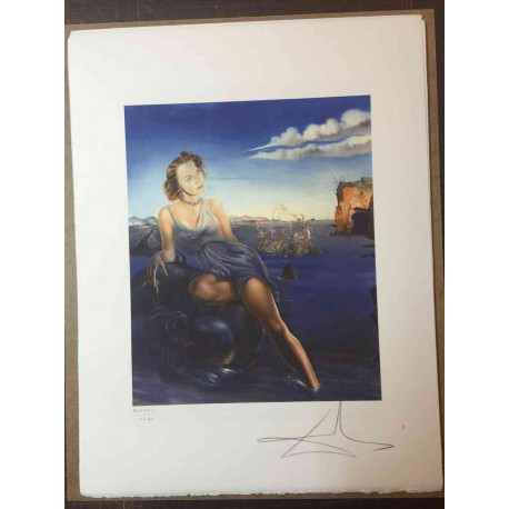 Salvador Dali Lithographie hors set 50x65 cm certifiée