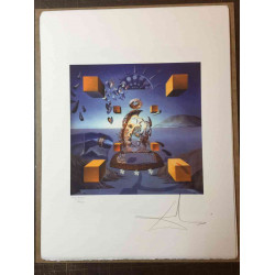 Salvador Dali Lithografie off set 50x65 cm gecertificeerd