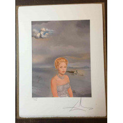 Salvador Dalí Litografía off set 50x65 cm certificado