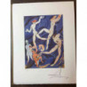 Offset litograficzny Salvadora Dali z certyfikatem 50x65 cm