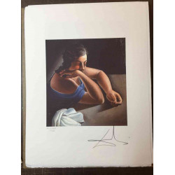 Offset litograficzny Salvadora Dali z certyfikatem 50x65 cm