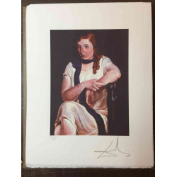 Offset litograficzny Salvadora Dali z certyfikatem 50x65 cm