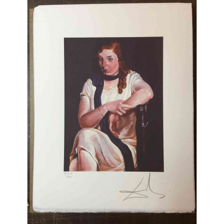 Offset litograficzny Salvadora Dali z certyfikatem 50x65 cm