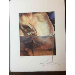 Salvador Dali Off set lithograph cm 50x65 certified