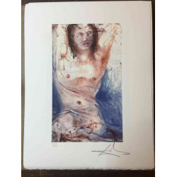 Salvador Dalí Litografía off set 50x65 cm certificado