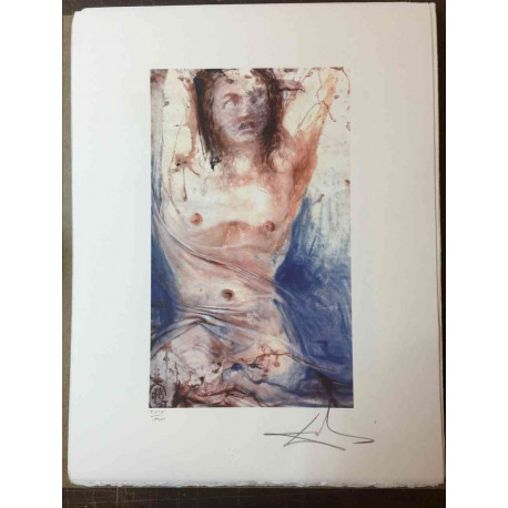 Salvador Dalí Litografía off set 50x65 cm certificado