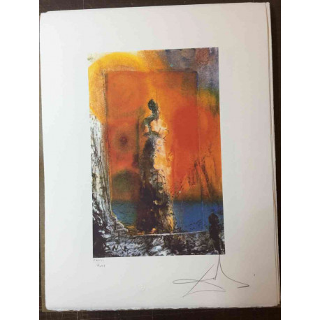 Setul de litografie Salvador Dali 50x65 cm certificat