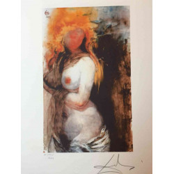 Litografia Salvador Dali off set 50x65 cm certificada