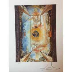Salvador Dali 50x65 cm-ko litografia-sorta ziurtatua