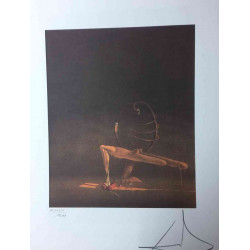 Salvador Dalí Litografía off set 50x65 cm certificado