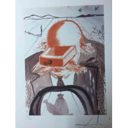 Litografická súprava Salvador Dali certifikovaná 50x65 cm