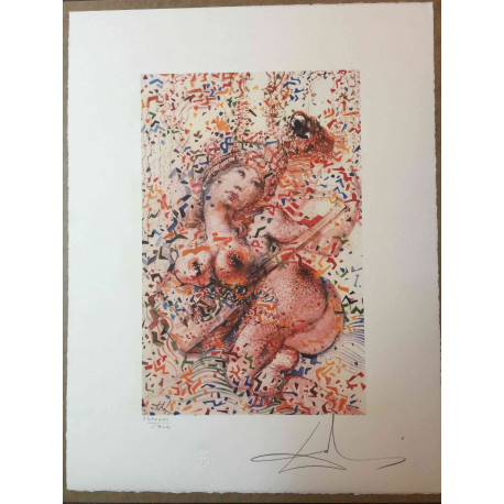 Conjunt de litografia de Salvador Dalí 50x65 cm certificat