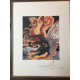 Salvador Dali Lithografie off set 50x65 cm gecertificeerd
