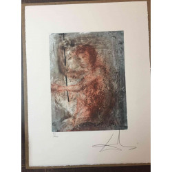 Salvador Dali Lithografie off set 50x65 cm gecertificeerd