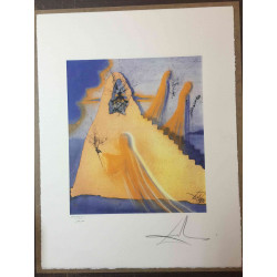 Salvador Dali Off set lithograph cm 50x65 certified