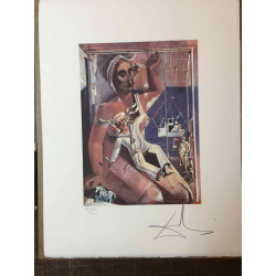 Conjunt de litografia de Salvador Dalí 50x65 cm certificat