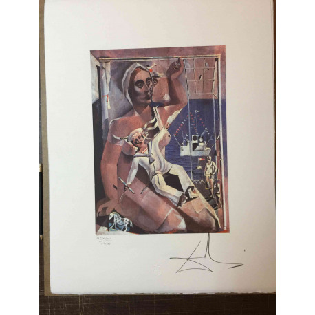 Conjunt de litografia de Salvador Dalí 50x65 cm certificat