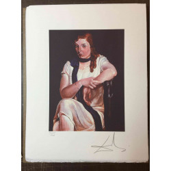 Salvador Dali Lithografie off set 50x65 cm gecertificeerd