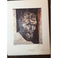 Litografická súprava Salvador Dali certifikovaná 50x65 cm