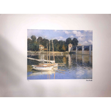 Claude Monet lithograph off set 50x70 cm