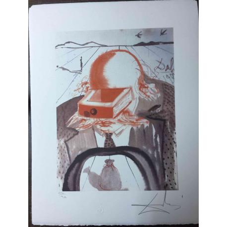 Salvador Dali Lithographie Offset 50x65 cm zertifiziert