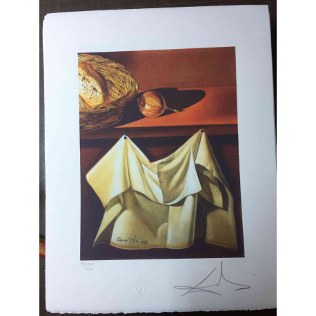 Salvador Dali Lithografie off set 50x65 cm gecertificeerd