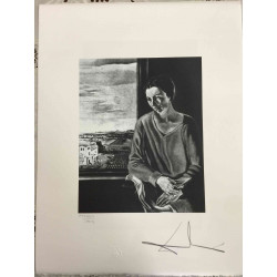 Salvador Dali Off set lithograph cm 50x65 certified