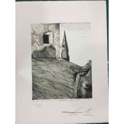 Litografická súprava Salvador Dali certifikovaná 50x65 cm