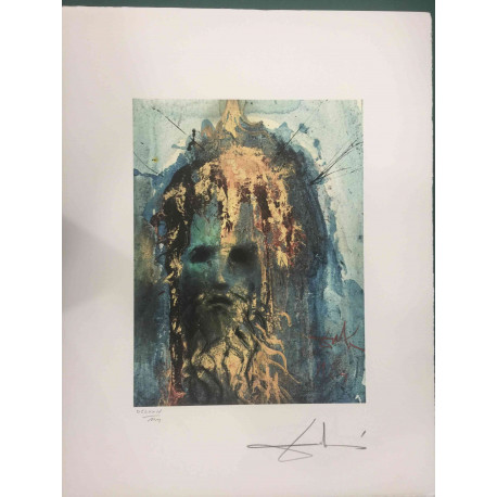 Salvador Dali Off set lithograph cm 50x65 certified