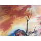 Salvador Dali Off set lithograph cm 50x65 certified