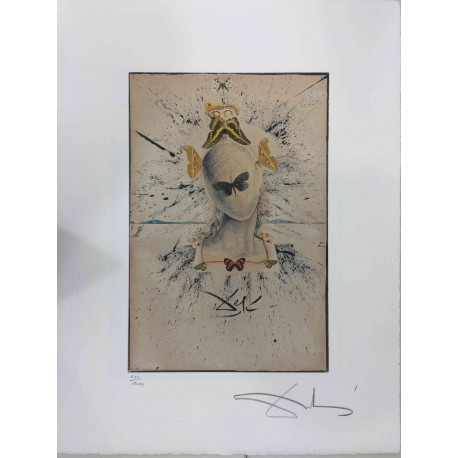 Setul de litografie Salvador Dali 50x65 cm certificat