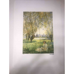 Claude Monet lithograph off set 50x70 cm