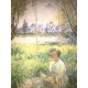 Claude Monet lithograph off set 50x70 cm