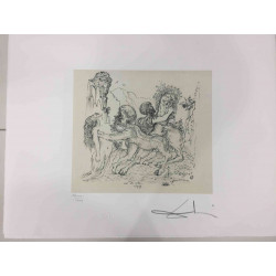 Conjunt de litografia de Salvador Dalí 50x65 cm certificat