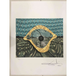 Salvador Dalí Litografía off set 50x65 cm certificado