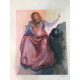 Salvador Dalí Litografía off set 50x70 cm certificado