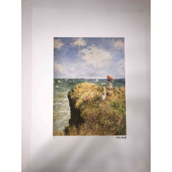 Litografie Claude Monet ofsetová 50x70 cm