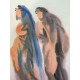 Salvador Dali Lithographie hors set 50x70 cm certifiée