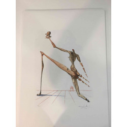 Salvador Dali Off set lithograph cm 50x70 certified